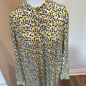 Escada Silk Button-down Blouse Size 42